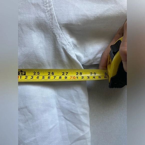 Tommy Bahama 100% Linen Relaxed Fit White short sleeve button  shirt Sz 1XB - Picture 13 of 13